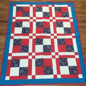 Handmade 4th of July Throw